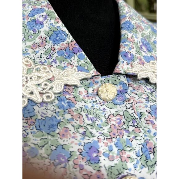 Vintage Fit n Flare secretary dress 70's does 50's Leslie Fay two piece - Picture 8 of 9